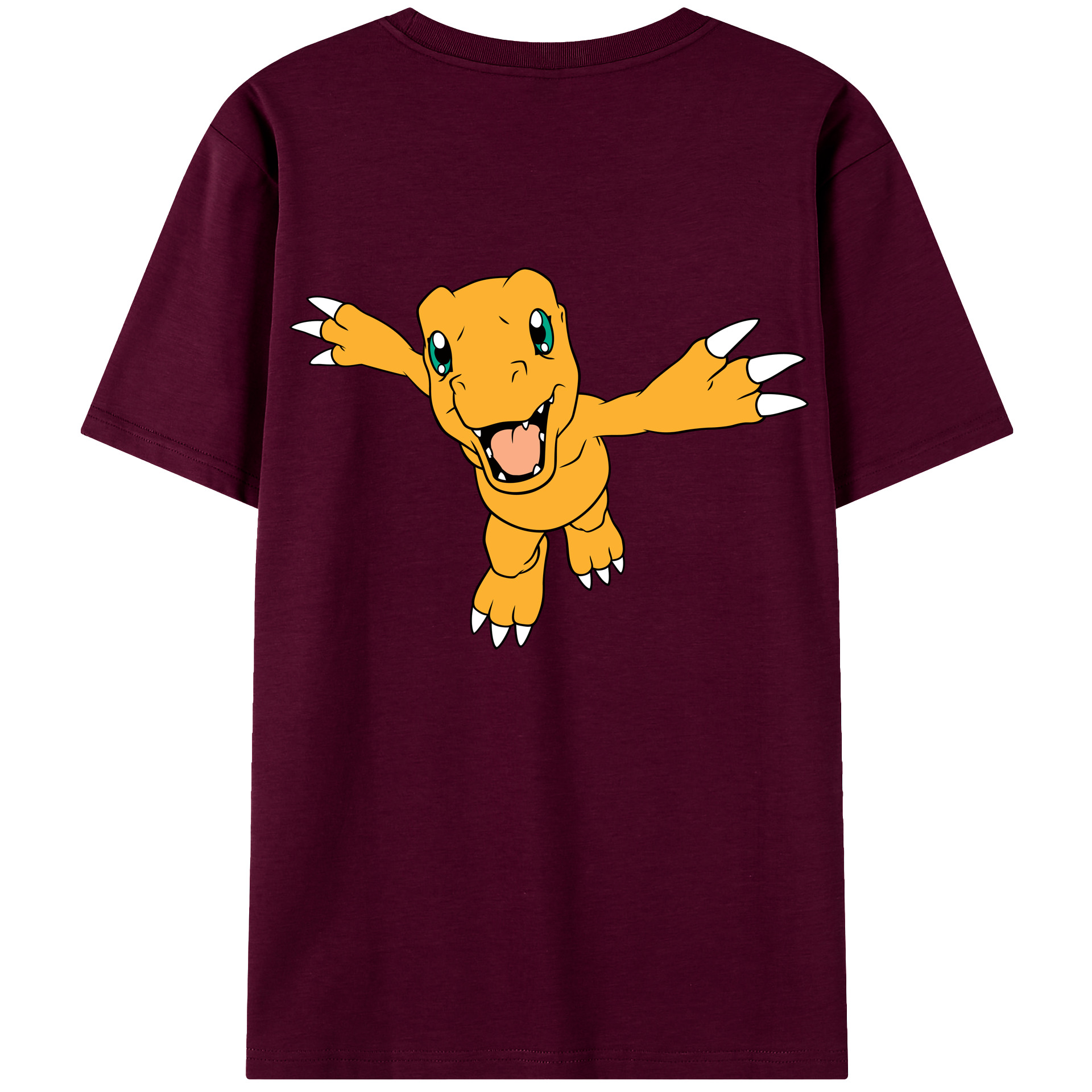 （画像用） Digimon デジタルモンスター/デジモン レディース半袖Tシャツ(バックプリント)